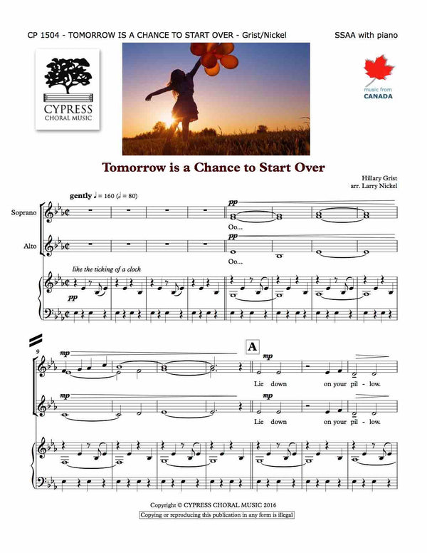 Tomorrow is a Chance to Start Over