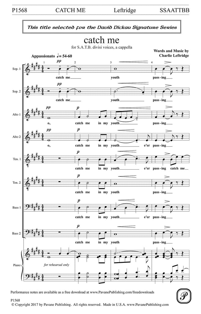 catch me– Musical Resources