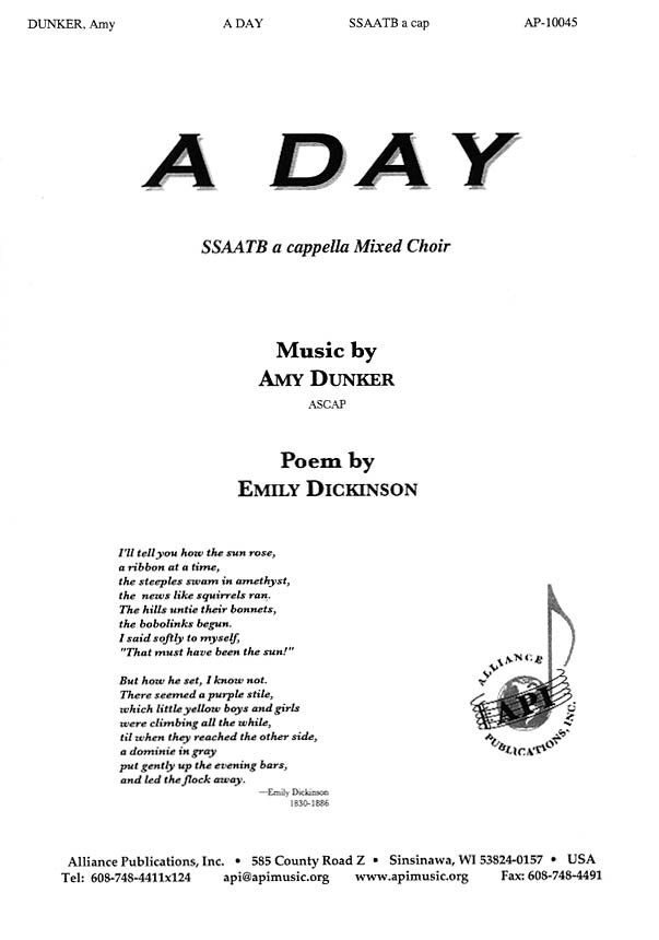 A Day– Musical Resources