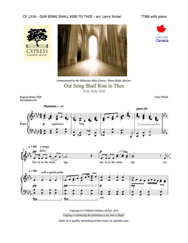 Our Song Shall Rise to Thee