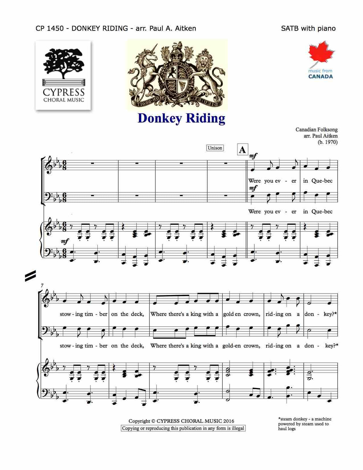 Donkey Riding– Musical Resources
