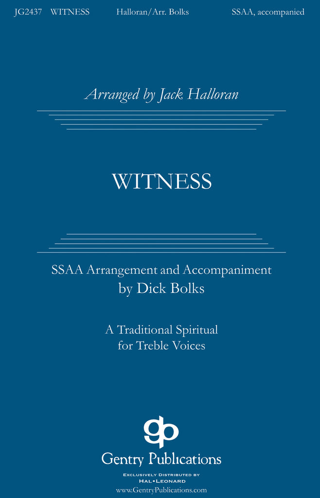 Witness– Musical Resources
